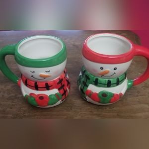 Snowman Mugs